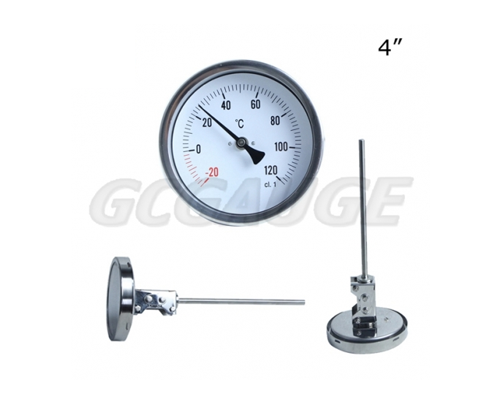 Termómetros bimetálicos de ángulo ajustable de 4...