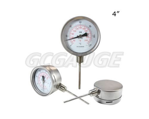 Conexión inferior de acero inoxidable de 4 pulg...