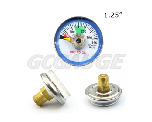 Medical oxygen cylinder manometer
