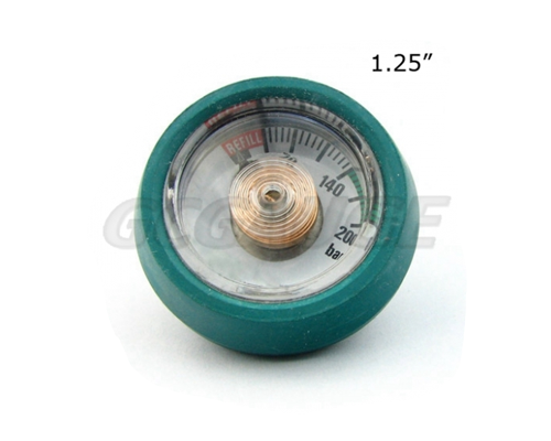 Oxygen cylinder pressure manometer
