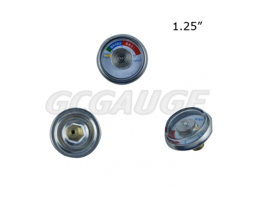 Spiral tube pressure gauges