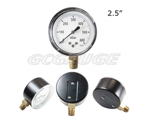 Manómetros de baja presión de cápsula esfera de 2,5 pulgadas con ...